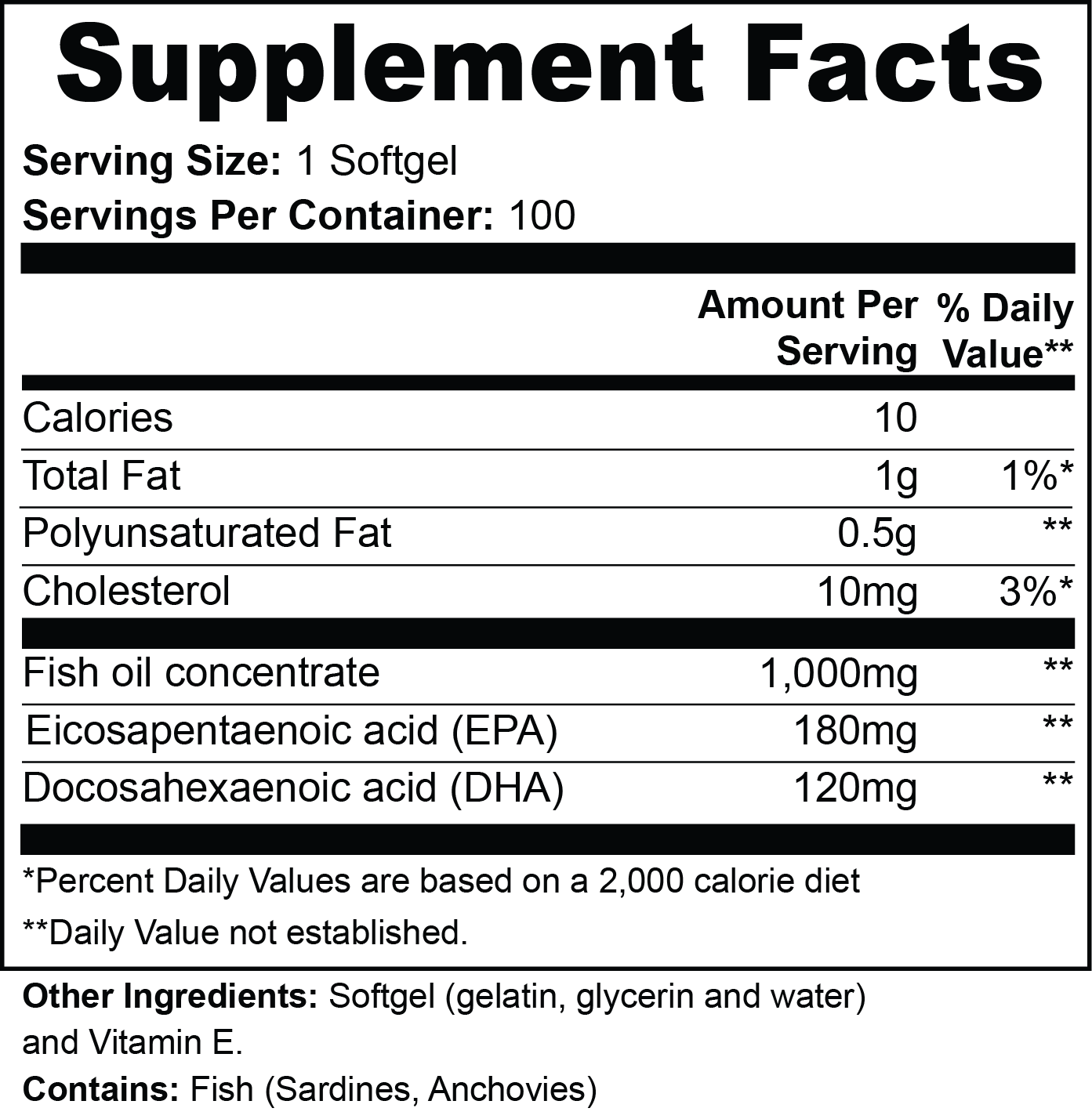 Omega-3 180mg